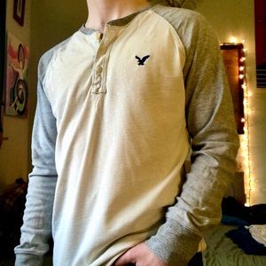 American Eagle thermal long sleeve shirt
